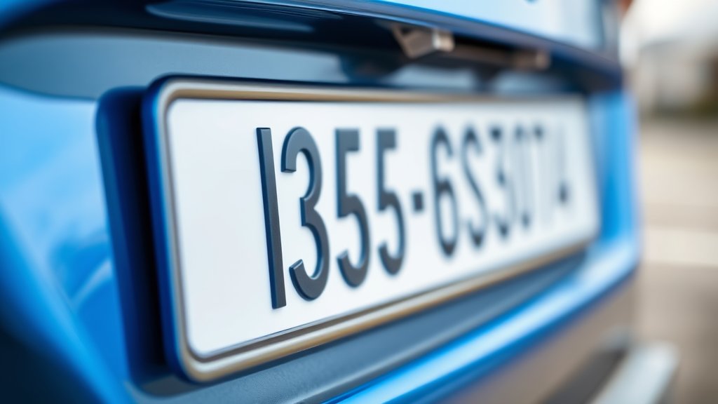 Blauwe kentekenplaten in nederland: wat je moet weten